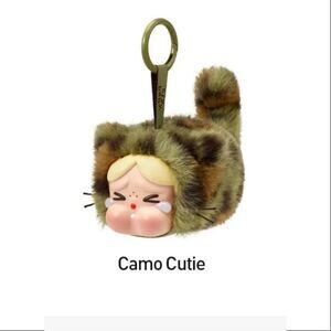 Pop Mart Crybaby Wild But Cutie Series Vinyl Plush Pendant Camo Cutie